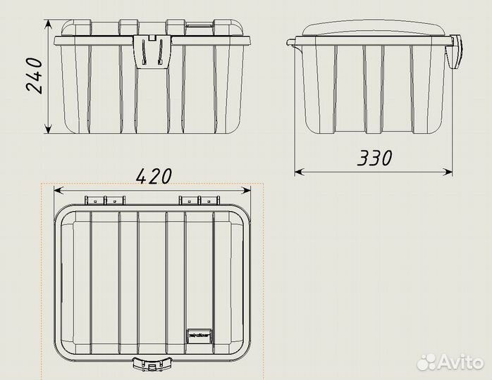 Ящик для песка на бензовоз