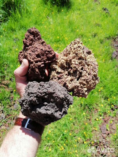 Лава вулканическая для аквариума