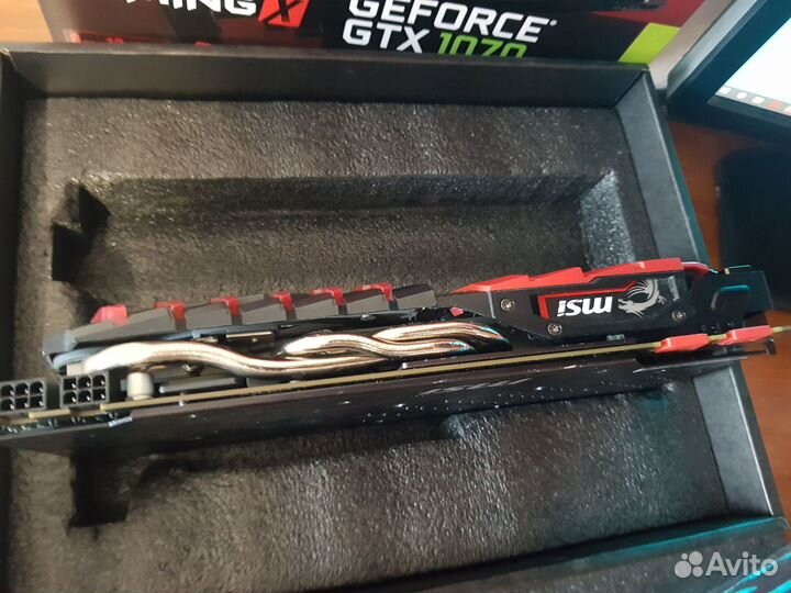 Видеокарта gtx 1070 8gb MSI gaming X (ремонт)