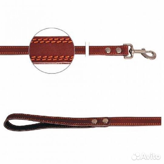 Поводок 23-1300мм кожа двойной гамма 50