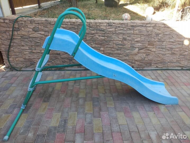 Детская горка пластиковая уличная бу