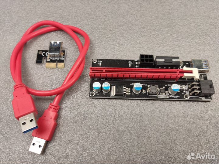 Райзер для видеокарт / pci-e ver 009 с+