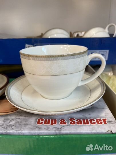 Сервиз чайный. Чашки,чайные пары