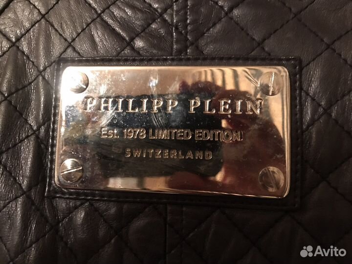 Куртка кожаная Philipp Plein