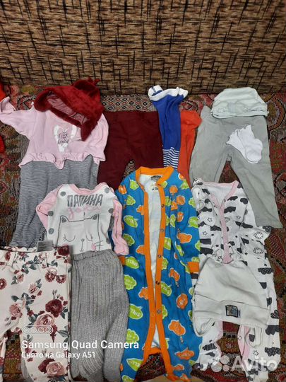 Детские вещи пакетом от 0,много