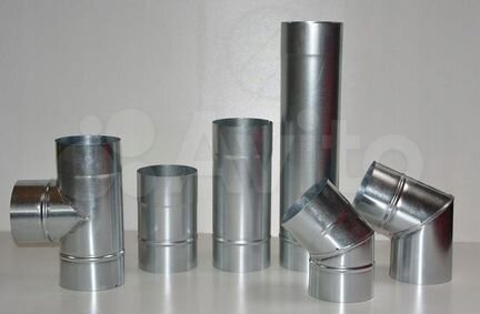 Труба D 150 (1м) оцинкованная сталь цена от