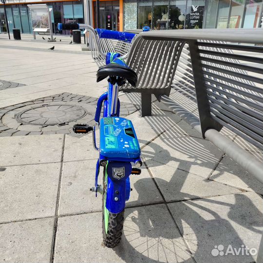 Детский велосипед с багажником бу, колёса 16''