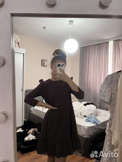 Платье в горох