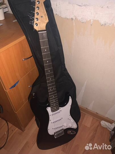 Fender squier MM stratocaster hard tail black