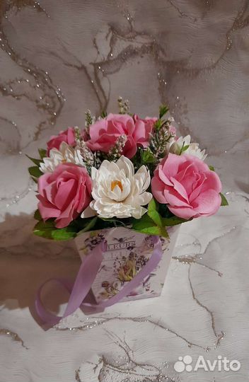 Мыльные цветы