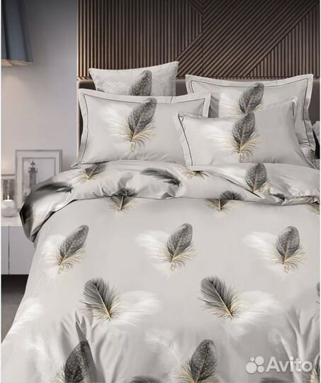 2 комплекта постельного белья евро (новые) Сатин