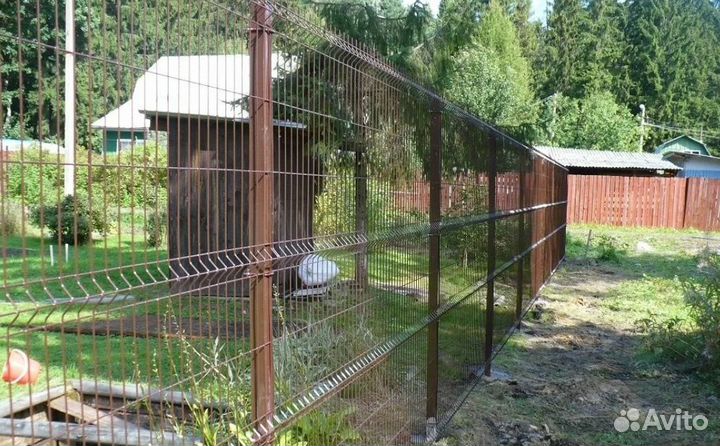 Забор из 3D сетки профессионально качественно