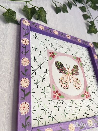 Картина- бабочка