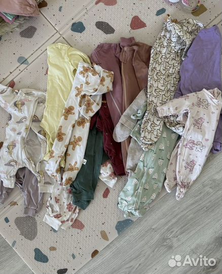 Слипы на девочку пакетом 19 шт 56,62 см