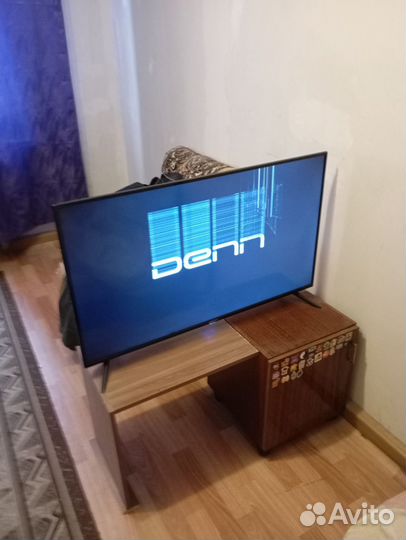 Телевизор denn с разбитой матрицей