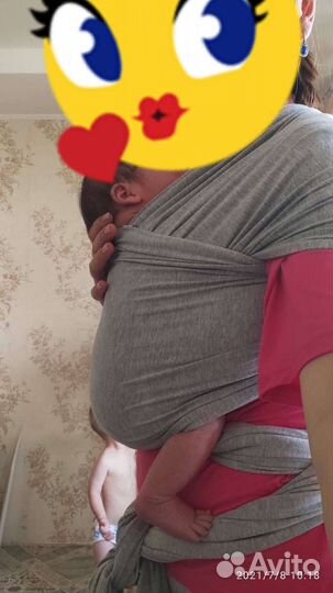 Слинг-шарф трикотажный Diva Milano 0+