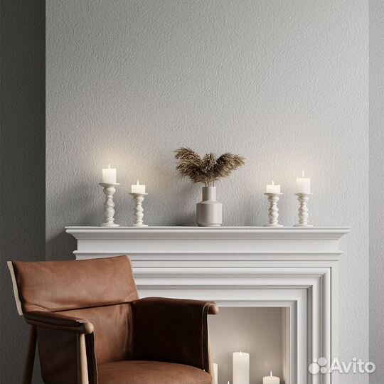 Жидкие обои Silk Plaster Арт Дизайн 253 белые 0,96