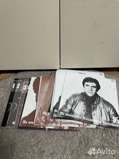 Винил Высоцкий (на концертах Высоцкого 1-16)