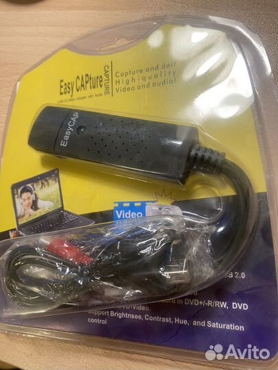 Устройство видеозахвата easycap USB 2.0 (Черный)