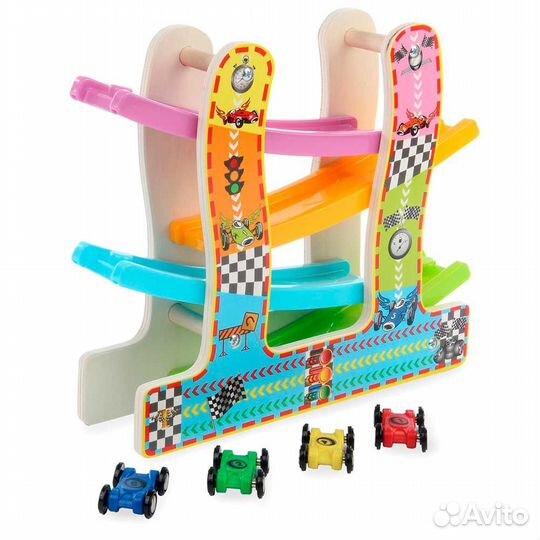 Деревянная игрушка Гонки Фабрика Фантазий 114820