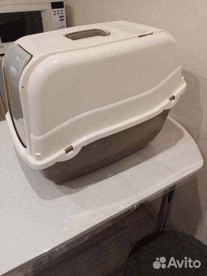 Лоток для кошек большой закрытый