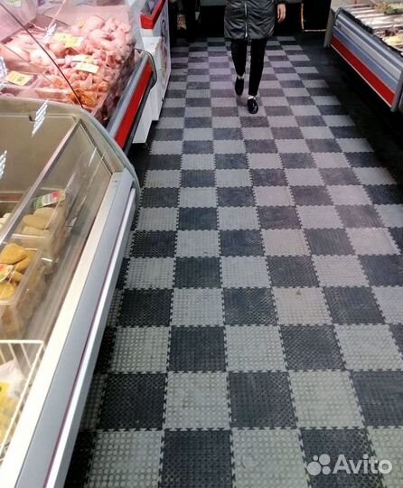 Пвх плитка для гаража