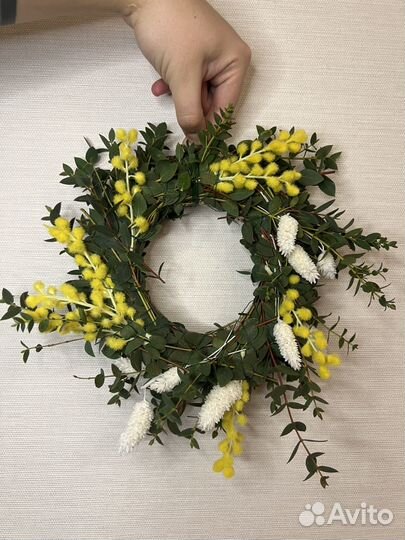 Венок пасхальный весенний