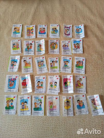 Вкладыши от жевачки