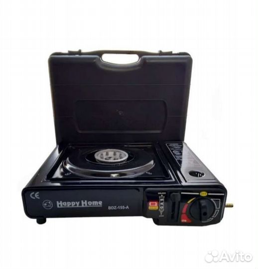 Плитка газовая туристическая с переходником