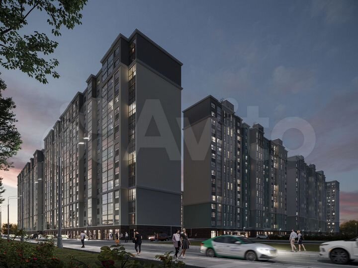 1-к. квартира, 43,7 м², 6/12 эт.