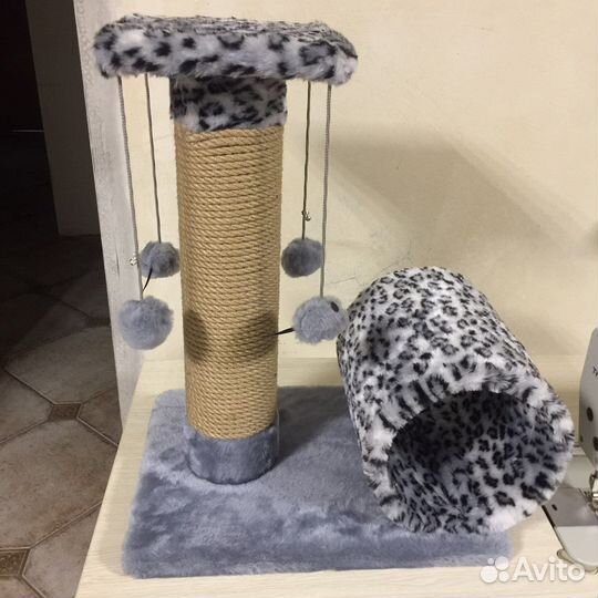 Когтеточка с тонеллем-домиком