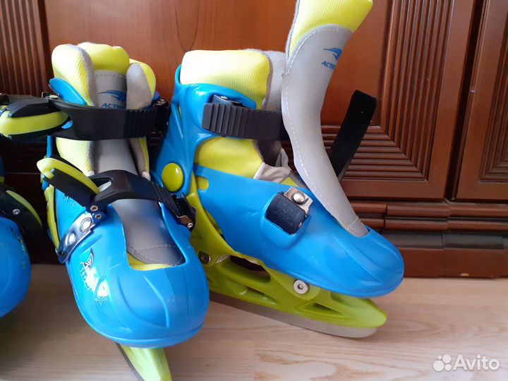 Коньки детские раздвижные 26