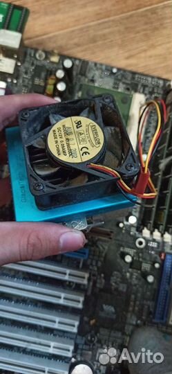 Материнская плата в сборе