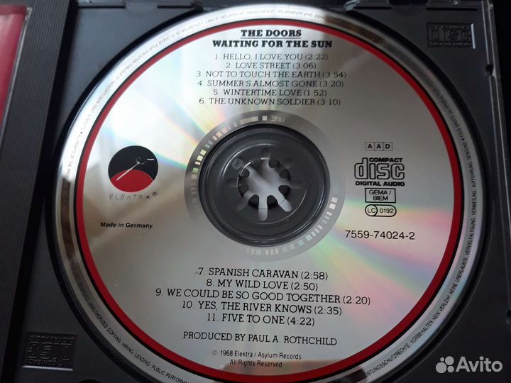 CD The Doors 1968 Germany