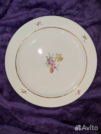 Большие тарелки СССР. Вилки и ножи Бергнер