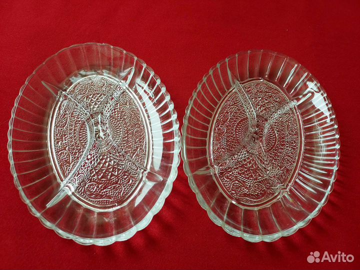 Менажницы, овальные блюда Pasabahce 2 шт