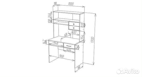 Стол компьютерный ск 41