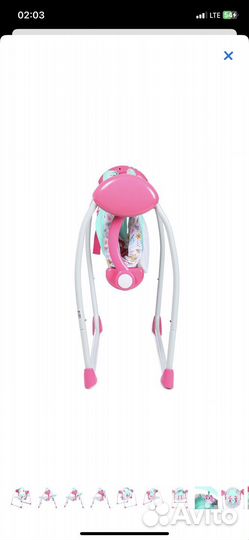 Детские электрокачели babyton