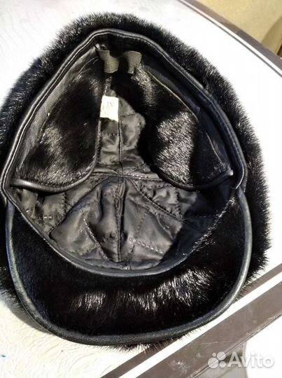 Меховая мужская кепка из нерпы