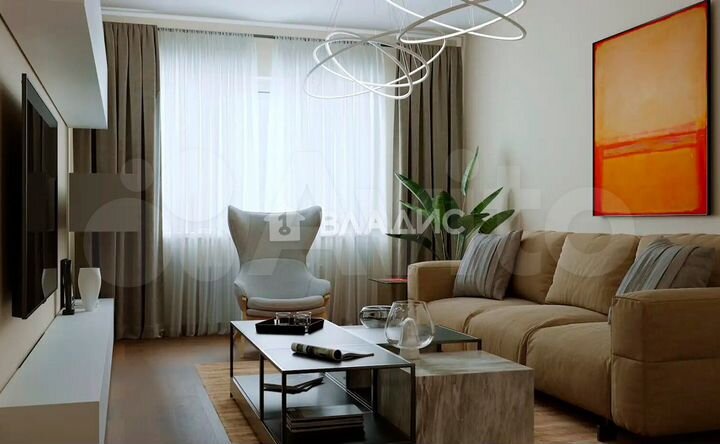 3-к. квартира, 82,8 м², 11/24 эт.