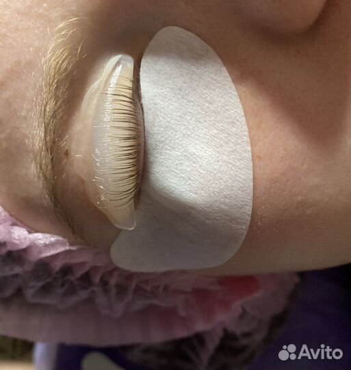 Ламинирование и ботокс ресниц, оформление бровей