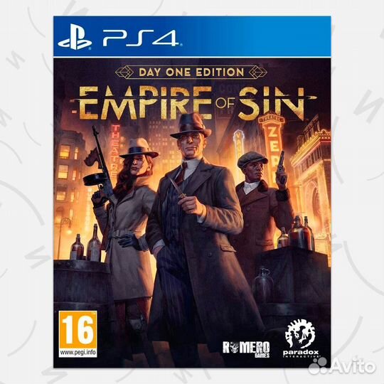 Empire of Sin Издание первого дня (Б/У) PS4, русск