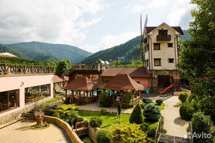 Отдых в горах Адыгеи с термальным бассейном