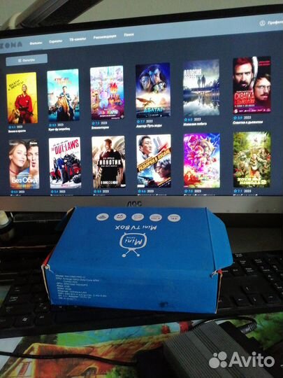 Smart tv приставка MiniM8 s pro c