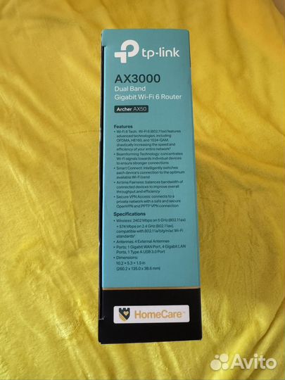 Роутер Tp-Link Archer AX50 Wi-Fi 6