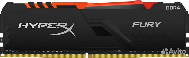 Опер память HyperX fury Black RGB DDR4 3200 16гб