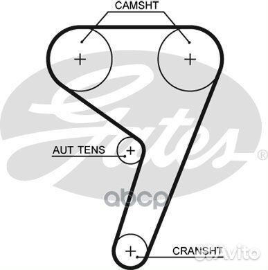 Комплект грм volvo/ford 1.5/1.6 ecoboost 2010