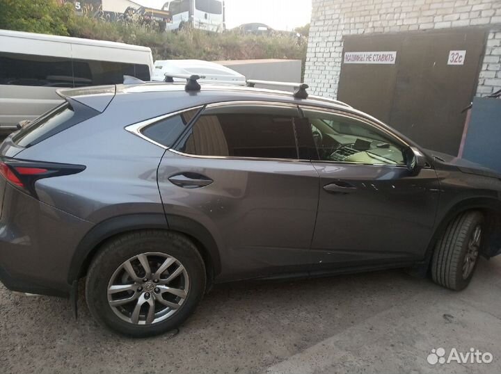 Багажник Lexus NX аэро на рейлинги