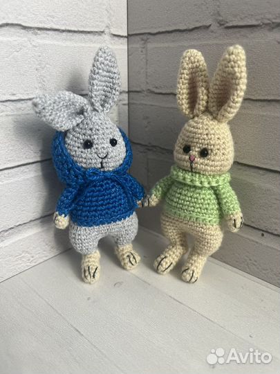 Брелок ручной работы Зайка