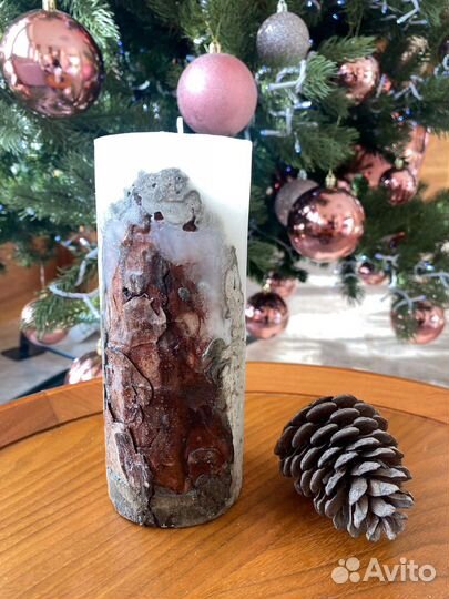 Свеча из бетона Подарочный набор